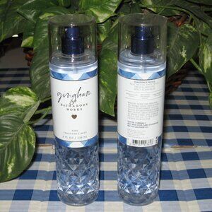 BBW Gingham Fine Fragrance Mist Lot of 2 NEW